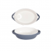 PLATO PORCELANA OVALADO 23CM TRY02