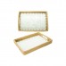 BANDEJA RATTAN CONCHA RETANG 33X23CM 9304E
