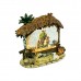 LINTERNA NAVIDAD PESEBRE VIENTO USB 20.5X20CM 25013